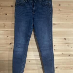 Dark Wash High Rise Skinny